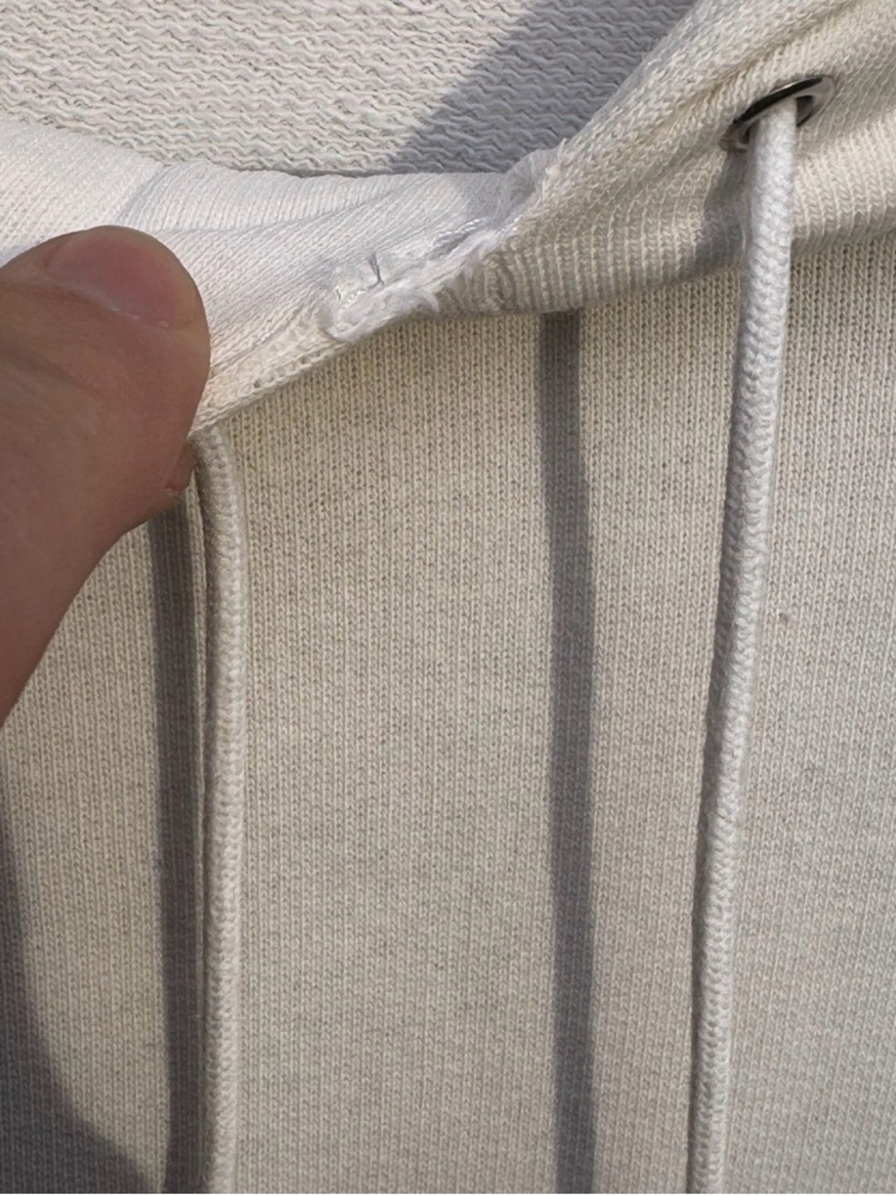 Saint Laurent White Hoodie - Picture 5 of 8